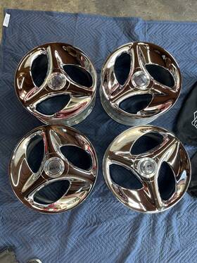 Antera 145807017 Rare Type 145 Wheels Set Of 4 Chrome 5x114.3 5x4.5 17x8 47 Nos 90s Mini