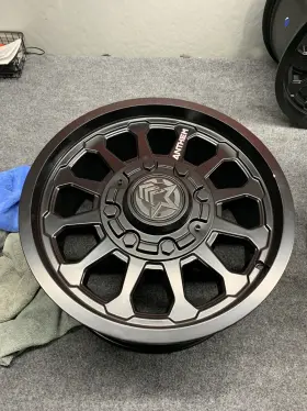 A784189057045d-damaged-1 Anthem Off-road 4 - Blemished 18x9 Satin Black Wheel Intimidator 5x4.75 -12