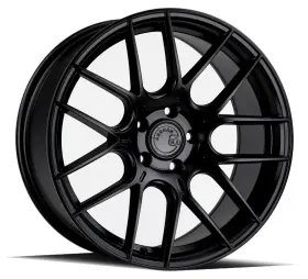 Ah10 Aodhan 717416634803 18x8.5/18x9.5 Ah-x 5x120 35/35 Matte Black Wheels Rims Set 4 72.6 A