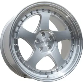 Ah0116804100114315smf Aodhan Ah01 16x8 Et 15 4x100/4x4.5 Hb 73.1 Silver Machine Face Lip Wheel/rim