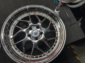 Aodhan Ds119955114322vc-damaged-8 Blemished Single 19x9.5 Vacuum Chrome Wheel Ds01 5x4.5 22
