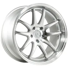 Ds21885511435smf Aodhan Ds02 18x8.5 Et 35 5x4.5 Hb 73 Silver Machined Spoke Faces And Lip Wheel/rim