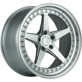 Ds51895511430smf Aodhan Ds05 18x9.5 Et 30 5x4.5 Hb 73.1 Silver Machine Spoke Face And Lip Wheel/rim