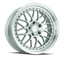 Ah0218955114330sml Aodhan Wheels Ah02 18x9.5 30 5x114.3 Silver With Machined Lip Set Of 4