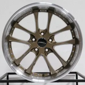Arc 781119507146 4-new 18 Inch Ar5 Wheels 18x8.5/18x9.5 5x114.3 35/30 Bronze Staggered Rims 73.1