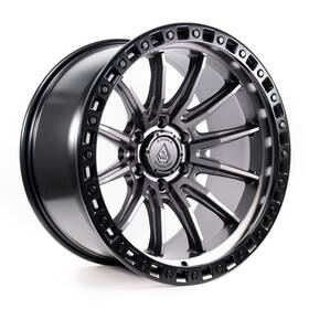 Arena A103209084p00005 20x9 Gun Metal Black Lip Wheels Mission 6x5.5/6x139.7 Set Of 4 106.1