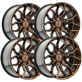 Arena A116209075p00018 Set Of 4 A116 Cobra 20x9 5x5 Inch 0mm Bronze Wheels Rims 20
