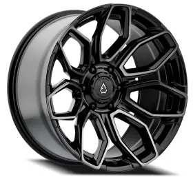 A116209084p00010 Arena 1 New 20x9 Wheel Cobra Glossy Black Brushed Ddt Face Clear 6x139.7 Et0