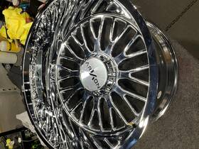 Arkon Off-road K20924406345-damaged-1 Blemished Single 24x14 Chrome Wheel Off-road Athos 6x135 6x5.5 -81