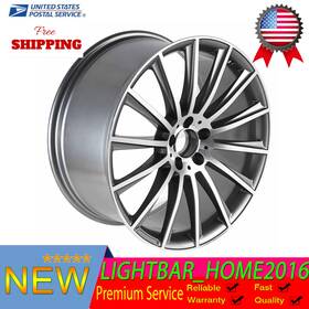 As De1481-r 1pcs Rear Black 20 Inch X9.5 Multispoke Amg Style Wheel For Mercedes Benz S500 S550