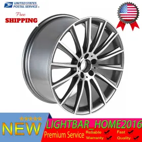 De1481-r As 1pcs Rear Black 20 Inch X9.5 Multispoke Amg Style Wheel For Mercedes Benz S500 S550