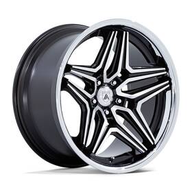 Asanti Ab046bd20055218 Abl-46 Duke 20x10.5 5x120 Offset 18 Gloss Black Machined Quantity Of 4