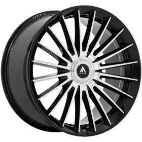 Ab048bd22905n27 Asanti Abl-48 Viceroy 22x9 5x112/5x120 27mm Black/machined Wheel Rim 22 Inch