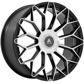 Asanti Ab051bd24106630 Ab051 Envoy 24x10 6x135/6x5.5 Inch 30mm Black/machined Wheel Rim 24