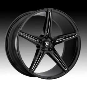 Abl22-20855238bk Asanti Black Label Abl22 Milled 20x8.5 5x120 38mm