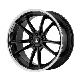 Abl23-22051235bk Asanti Black Label 22x10.5 Wheel Gloss Machined Abl-23 Sigma 5x4.5 Rim