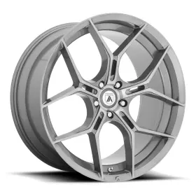 Abl37 Asanti Wheels 194933103515 Black Label Monarch Gy 22x9 38 5x120mm 74.1mm Brushed Titanium