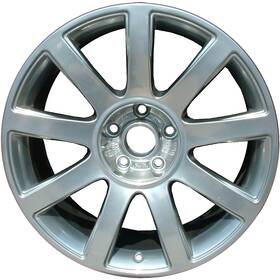 Audi 196743176147 18x8 9 Spoke Used Aluminum Wheel Take-off Machined And Painted Silver Whl-58773