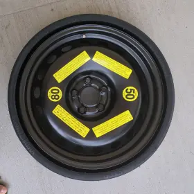 2180907 Audi 2013 Q5 18x6 Compact Spare Wheel With 195/75r18 Space Saver Tire #008937