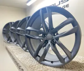 4h0-601-025-bs Audi 20 Inch Oem Factory Wheels A7 A8 S7 Q5 New Powdercoat Gunmetal Snow Winter 268g