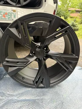 4k0601025t Audi Like New Oem 22 In Wheels Custom Matte Black Finished For A6/a7/s6/s7