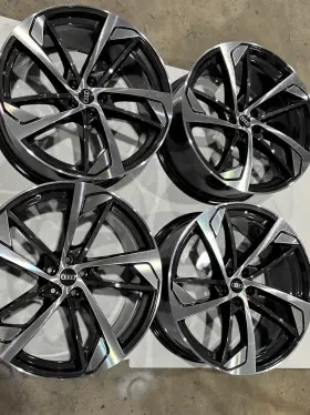 4m0601025dn Audi 4m0601025cn Set 22x10 Sq7 2023 2024 Factory Wheels Rims Machined Charcoal