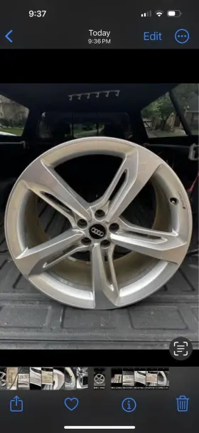 4m0601025s Audi 21 Inch Q7 Sq7 Oem Wheel Rim 21x9.5 59012 Silver Oe Factory F50 F62 Original