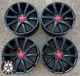 58911 Audi A4 2013-2014 Genuine Oem Factory Wheel Set 18 Inch Rims Gloss Black #s