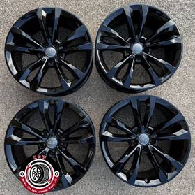 Audi 59011 Q7 2017-2025 Factory Oem Wheel Set 19 Inch Rims Gloss Black #s