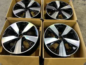 8b3601025ar Audi 4x Oem A5 S5 Rims 19 Inch B10 8b3601025 Ar Black Glossy Turned 19x8 Et44