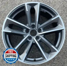 8w0601025dc Audi A5 S5 Sportback 2018-2022 Factory Oem Wheel 19 Inch Rim Grey/cnc #b