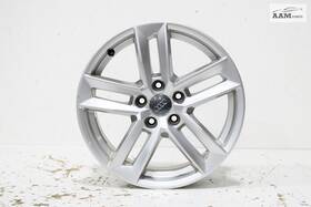 Audi 8w0601025e 2017-2021 A4 Wheel Rim R17 7.5jx17 H2 Et38 5 Spoke Alloy Silver And Cap Oem