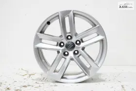 8w0601025e Audi 2017-2021 A4 Wheel Rim R17 7.5jx17 H2 Et38 5 Spoke Alloy Silver And Cap Oem