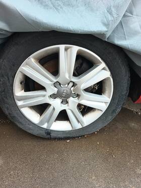 Audi Bk0601025b Inch 17 Rims A4 2010 Used. Good Condition