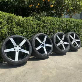 Av10-2152mb Avat 5x112 Silver Alloy Wheels Rims Tires 20 X 8.5 Fits Mercedes Benz Amg Audi M