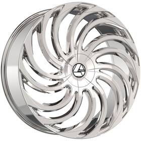 Azara Aza-5341882335nc Aza-534 18x8 5x100/5x4.5 Inch 35mm Nano Chrome Wheel Rim 18