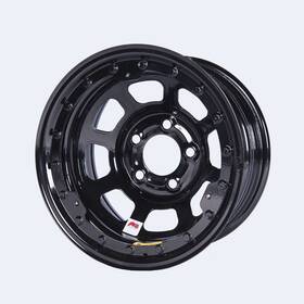 Bassett 58d54ilk - 15x8 Imca B/lock Wheel Black D-hole 5x5