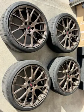 11660br Bbs 2020 Subaru Wrx Sti Series White Wheels And Rg 19x8.5 Offset 53
