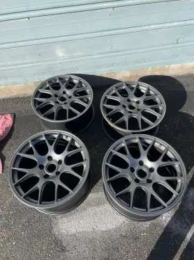 Et56 Bbs Ch108 Ch-r Titanium With Polished Lip 8.5x19 Et51 11x19 Set Of 4