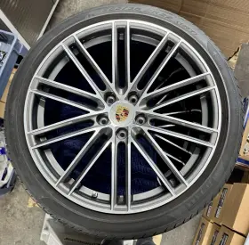 9y0601025broc6 Bbs For Porsche Oem Genuine Factory Original Cayenne 9y0 Turbo Iv Design 22 Inch Wheels/tires/tpms And Caps Set