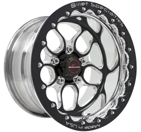 Brsb251fc6175n Billet Specialties Win Lite Black Anodized Wheels With Double Beadlocks 15x10