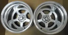 Rs035126135n Billet Specialties Str Lite Wheels 15 Inch X 12 5 On 4 3/4 3 1/2ft B/s Polished