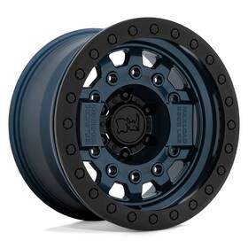 Black Rhino 1785avg006140u12 17x8.5 Avenger Beadlock Nvy Blue With Blk Hardware Wheel 6x5.5 0mm