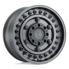 1795ary-80035g78 Black Rhino New Set Of 4- Armory Gunblack 17x9.5 5x5 / 5x5.5 -18mm Wheels Jeep