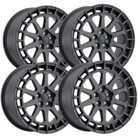 1880bxr405114m76 Black Rhino Set Of 4 Boxer 18x8 5x4.5 Inch 40mm Gun Wheels Rims 18