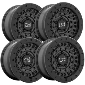 1890bcd106135g87 Black Rhino Set Of 4 Barricade 18x9 6x135 10mm Gun Wheels Rims 18 Inch