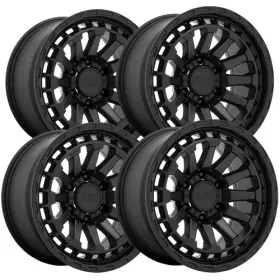 1895rad-86140m12 Black Rhino Set Of 4 Raid 18x9.5 6x5.5 Inch -18mm Matte Wheels Rims 18