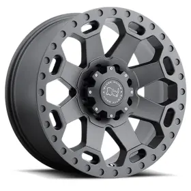 Black Rhino 195338013522 Warlord Gy 17x9 12 8x170mm 125.1mm Matte Gunmetal