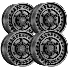2095ary068180g25 Black Rhino Set Of 4 Armory 20x9.5 8x180 6mm Gun Wheels Rims 20 Inch