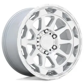 2090rtr025127s71 Black Rhino Hard Alloys 20x9 Rotor 5x127 Silver 2mm